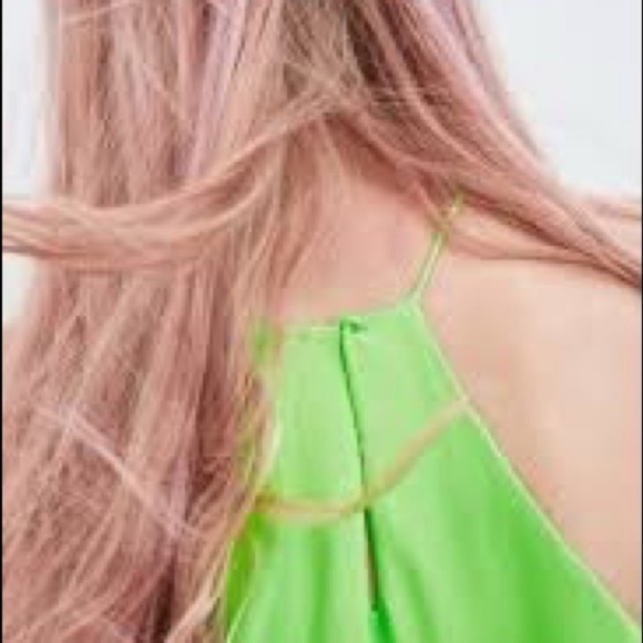NWT Zara neon green Halter Top sleeveless - Picture 5 of 7